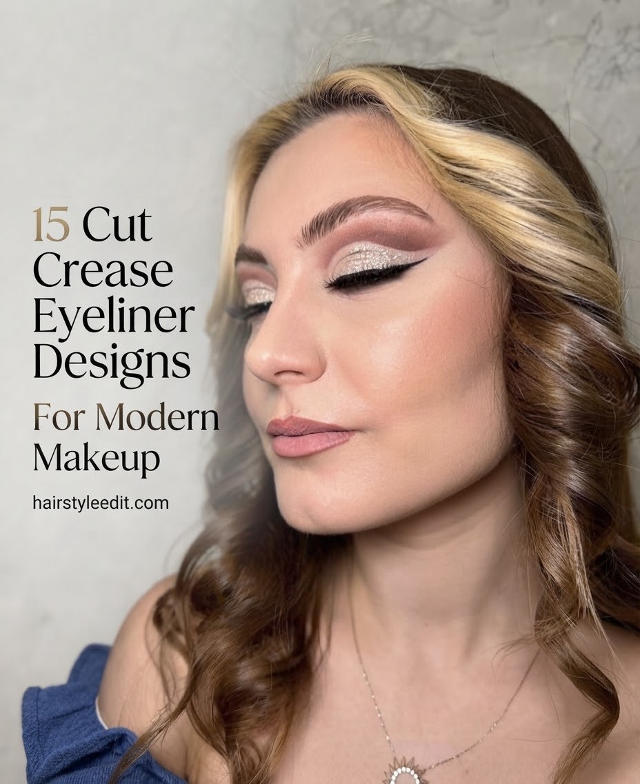 15 Cut Crease Eyeliner Designs For Modern Makeup