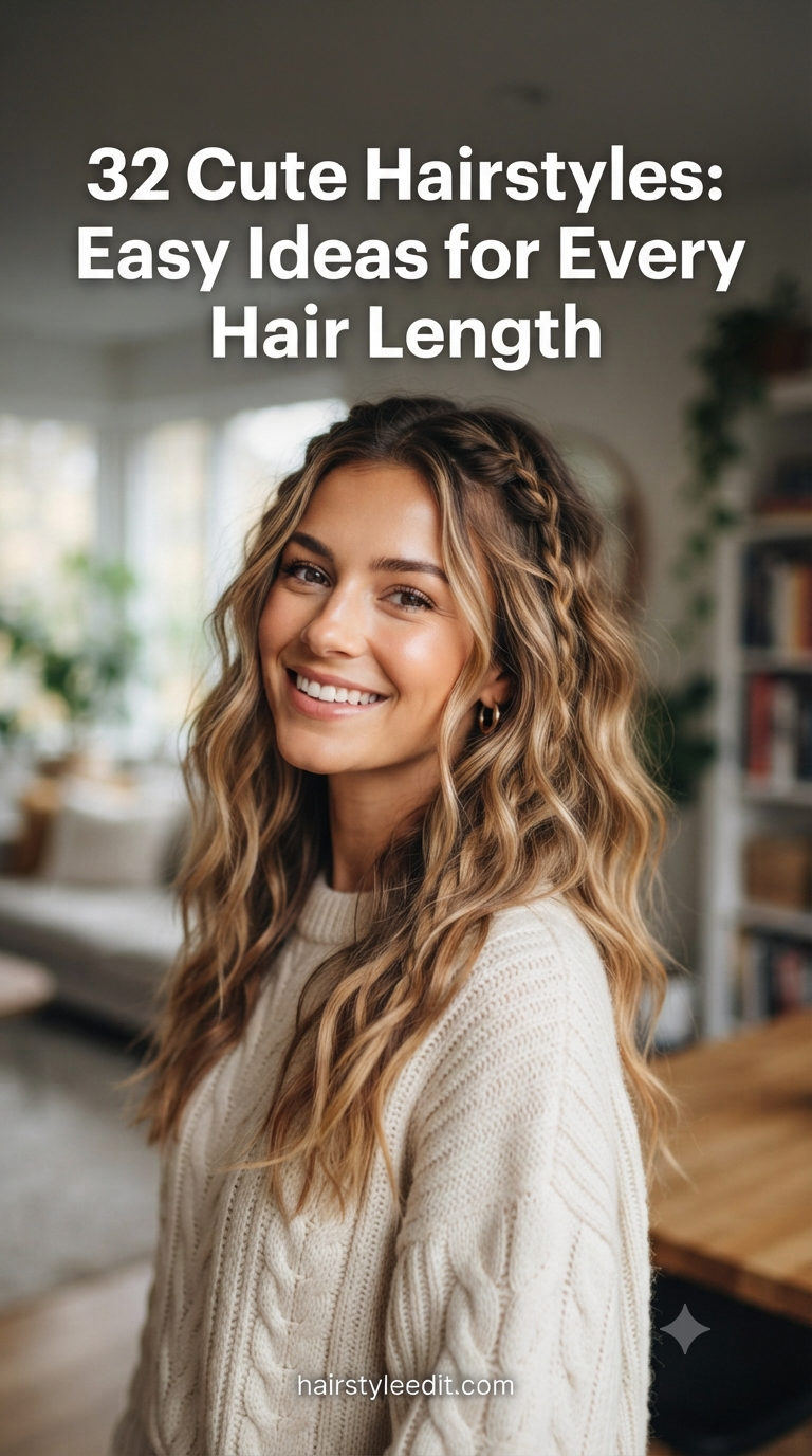 32 Cute Hairstyles: Easy Ideas for Every Hair Length