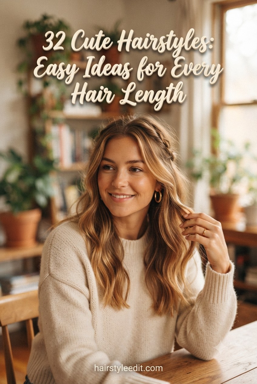 32 Cute Hairstyles: Easy Ideas for Every Hair Length