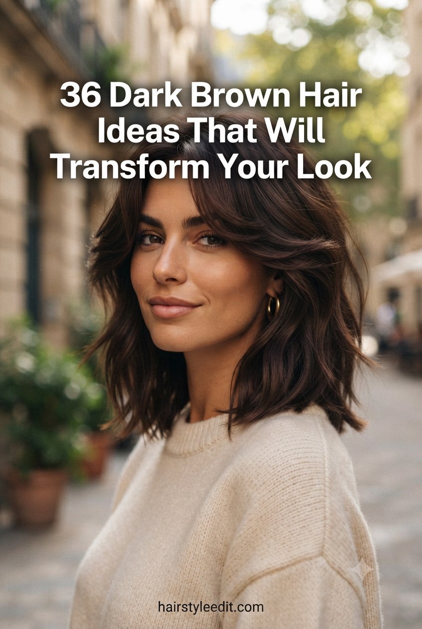 36 Dark Brown Hair Ideas That Will Transform Your Look