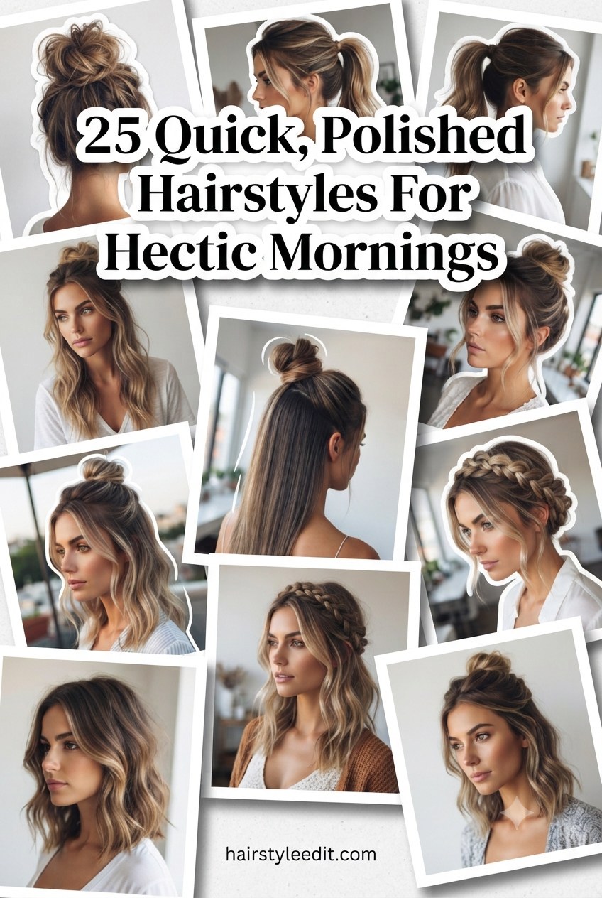 25 Quick, Polished Hairstyles For Hectic Mornings