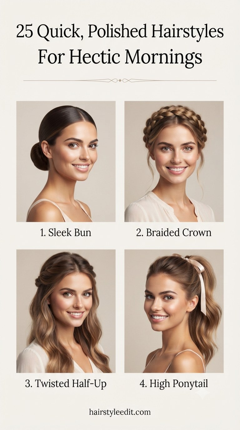 25 Quick, Polished Hairstyles For Hectic Mornings