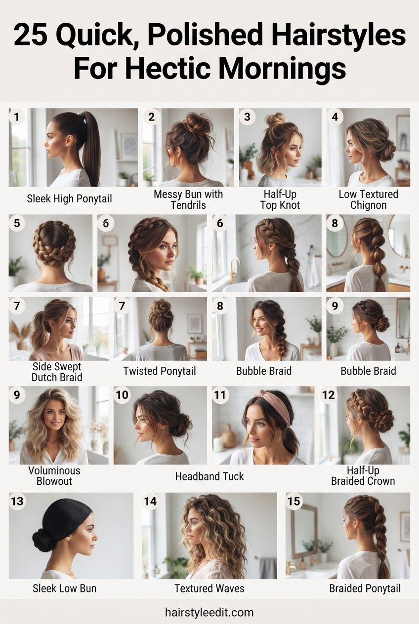 25 Quick, Polished Hairstyles For Hectic Mornings