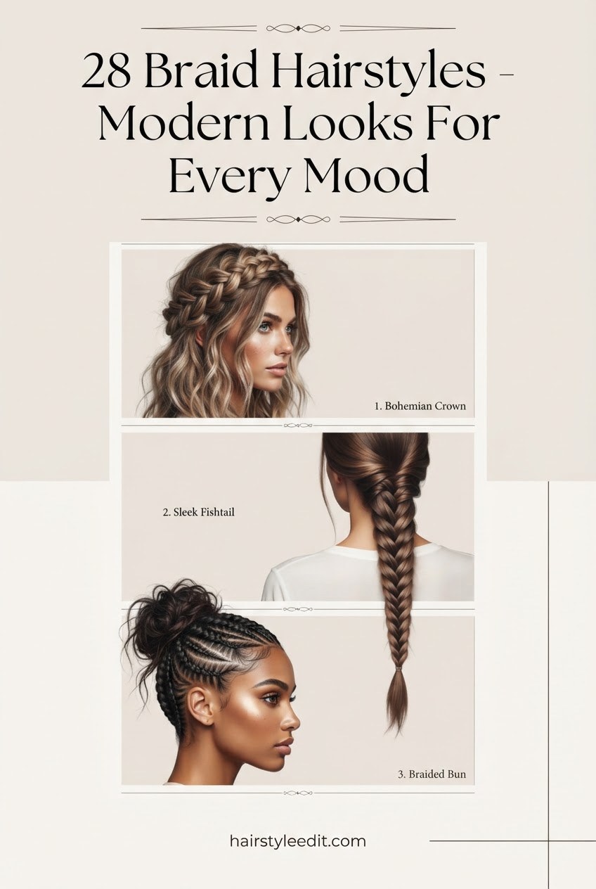 28 Braid Hairstyles - Modern Looks For Every Mood