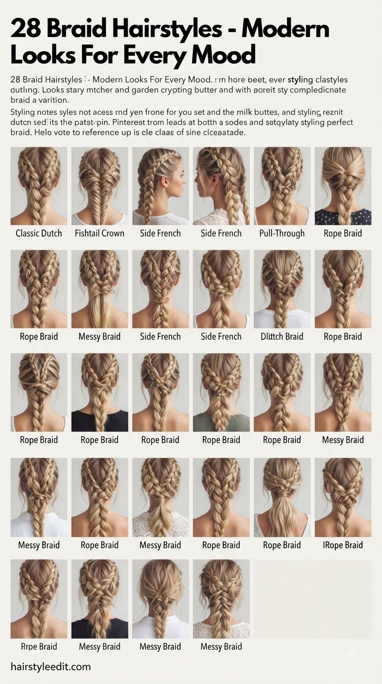 28 Braid Hairstyles - Modern Looks For Every Mood