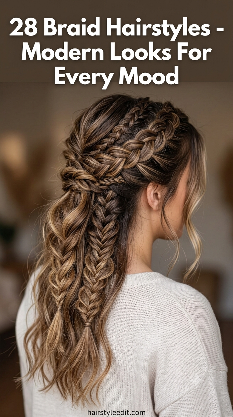 28 Braid Hairstyles - Modern Looks For Every Mood