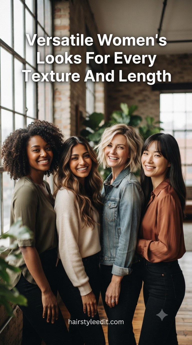Versatile Women’s Looks For Every Texture And Length