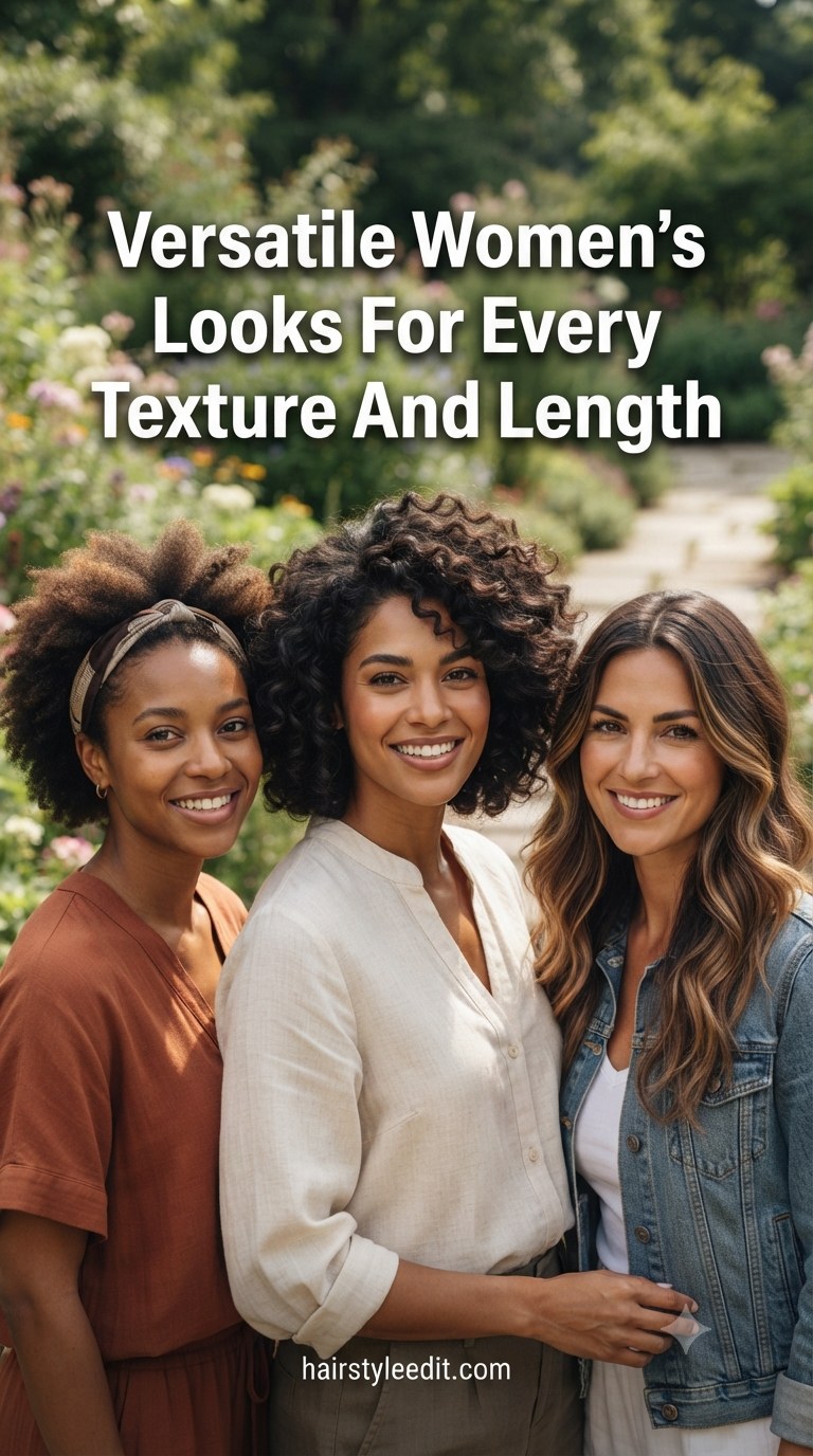 Versatile Women’s Looks For Every Texture And Length