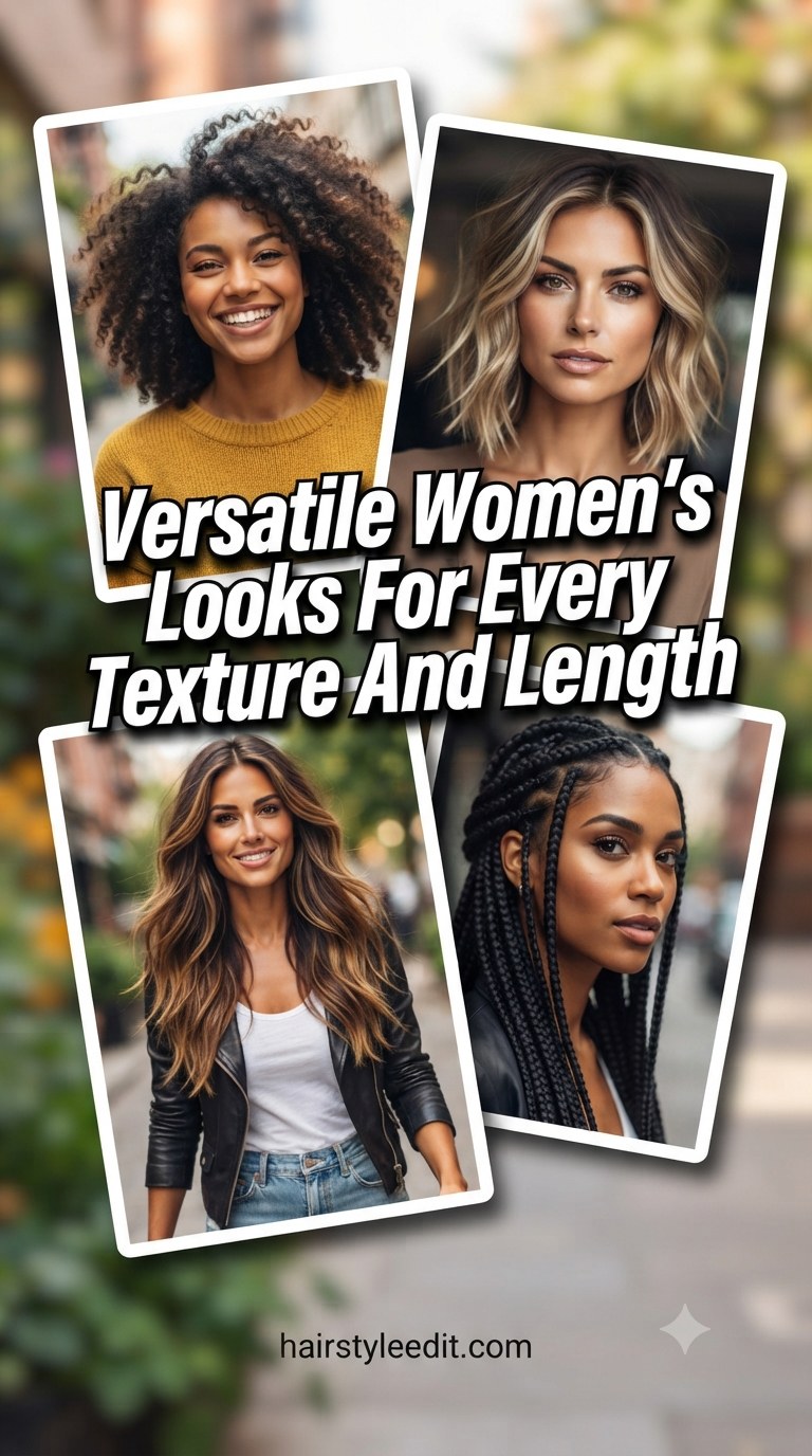 Versatile Women’s Looks For Every Texture And Length