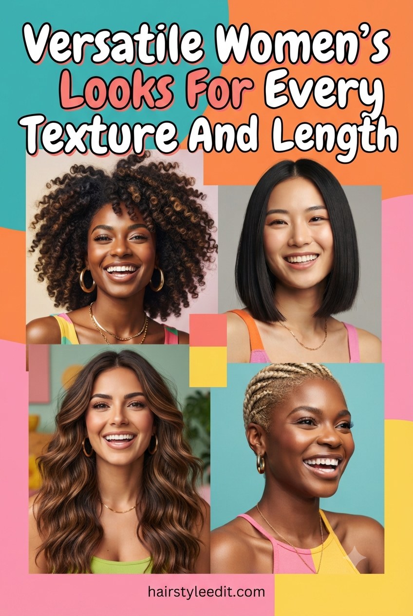 Versatile Women’s Looks For Every Texture And Length