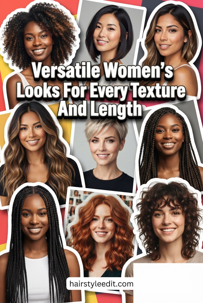 Versatile Women’s Looks For Every Texture And Length