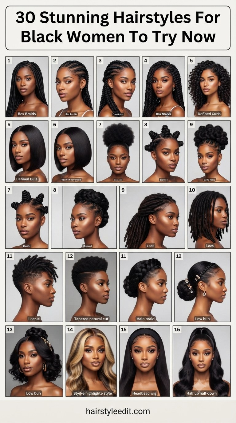 30 Stunning Hairstyles For Black Women To Try Now