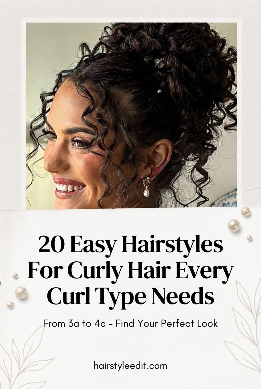 20 Easy Hairstyles For Curly Hair Every Curl Type Needs