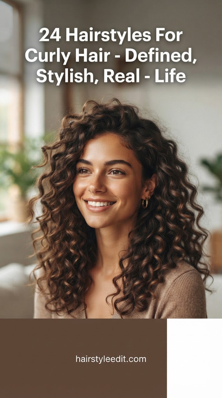 24 Hairstyles For Curly Hair - Defined, Stylish, Real - Life