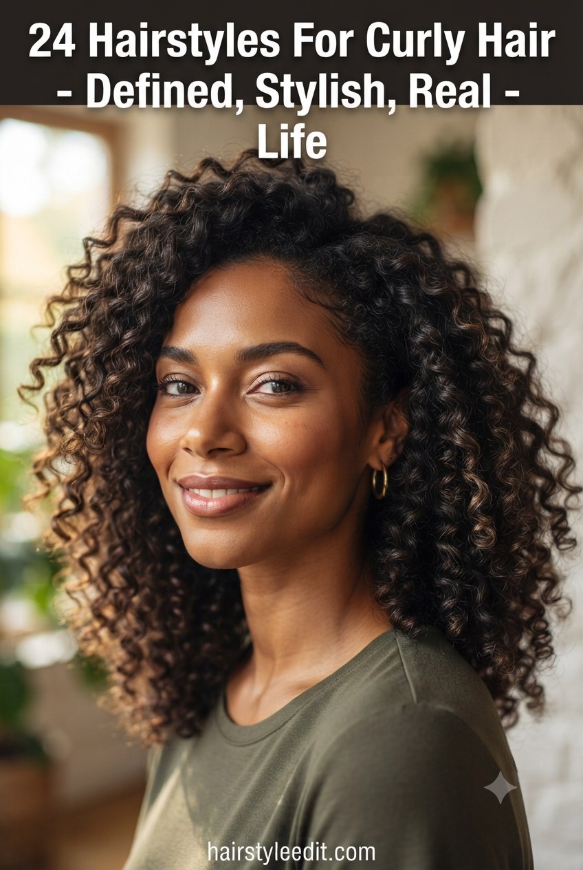 24 Hairstyles For Curly Hair - Defined, Stylish, Real - Life