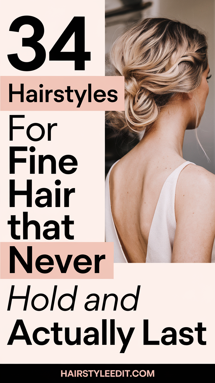 34 Hairstyles For Fine Hair That Never Hold And Actually Last