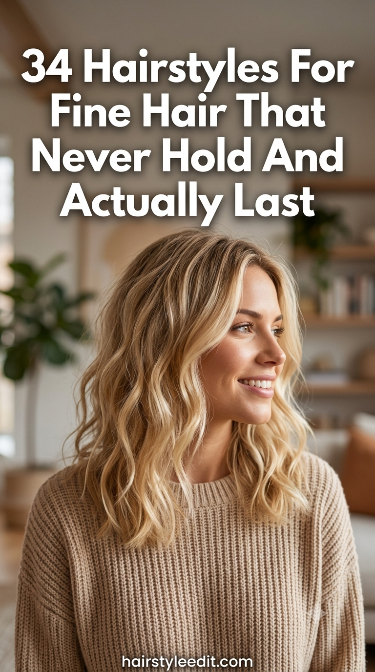 34 Hairstyles For Fine Hair That Never Hold And Actually Last