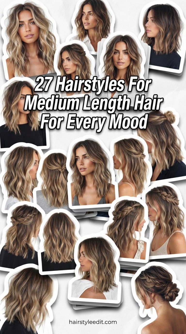 27 Hairstyles For Medium Length Hair For Every Mood
