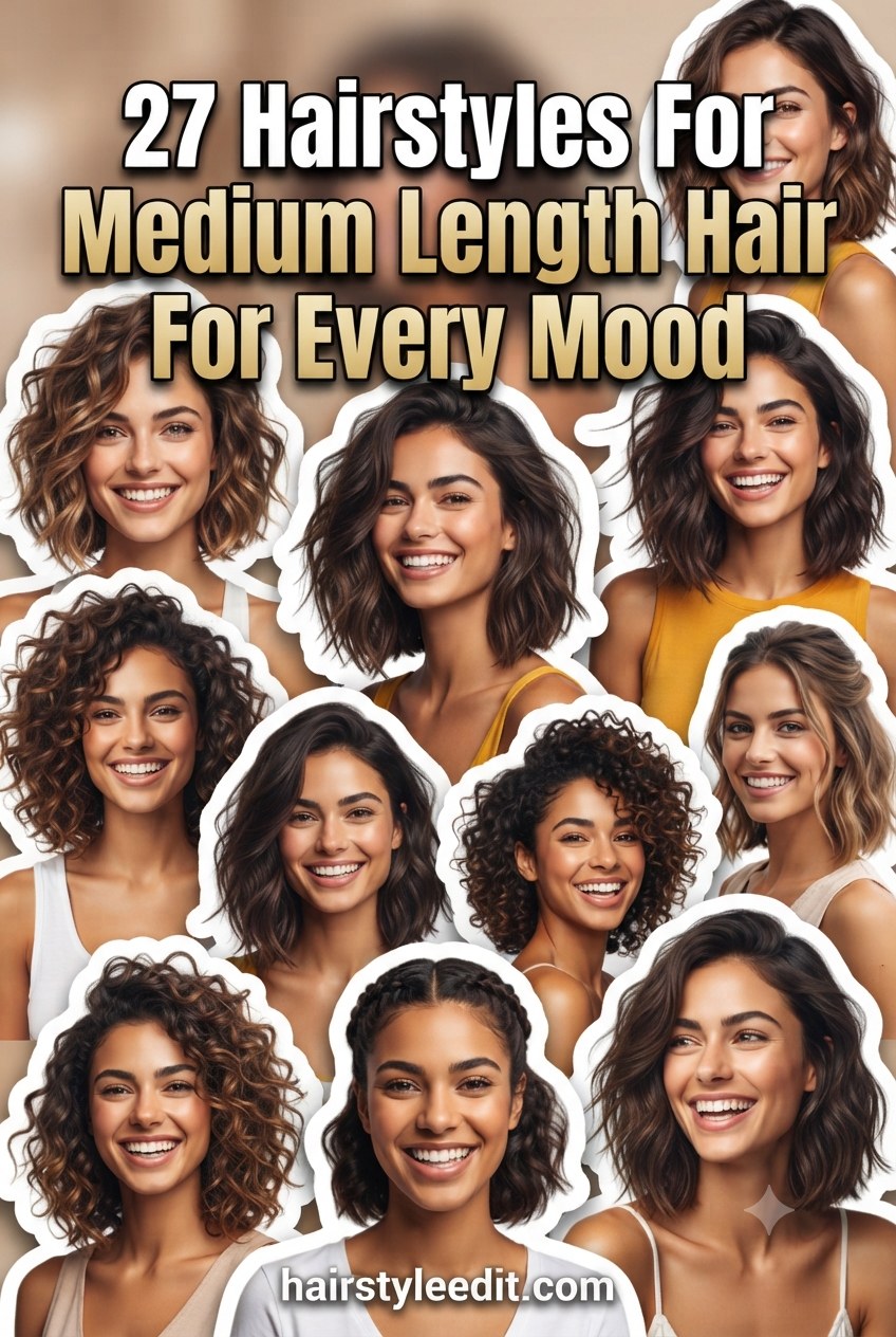 27 Hairstyles For Medium Length Hair For Every Mood