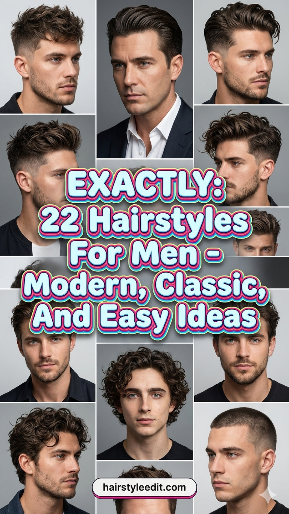22 Hairstyles For Men - Modern, Classic, And Easy Ideas
