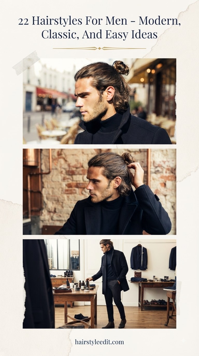22 Hairstyles For Men - Modern, Classic, And Easy Ideas