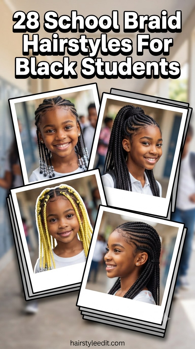 28 School Braid Hairstyles For Black Students