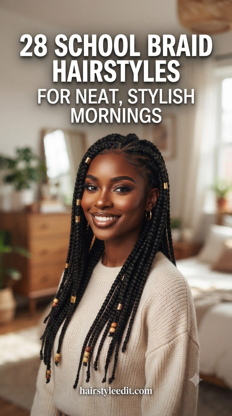 28 School Braid Hairstyles For Neat, Stylish Mornings