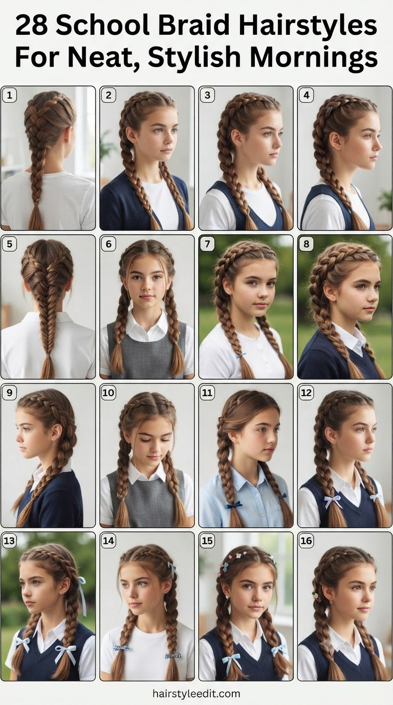 28 School Braid Hairstyles For Neat, Stylish Mornings
