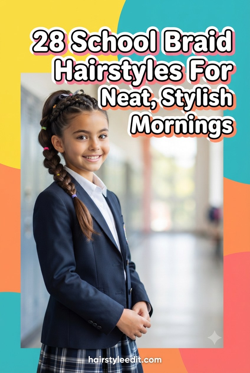 28 School Braid Hairstyles For Neat, Stylish Mornings