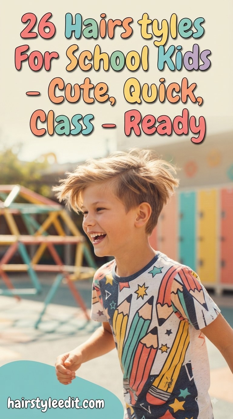 26 Hairstyles For School Kids - Cute, Quick, Class - Ready