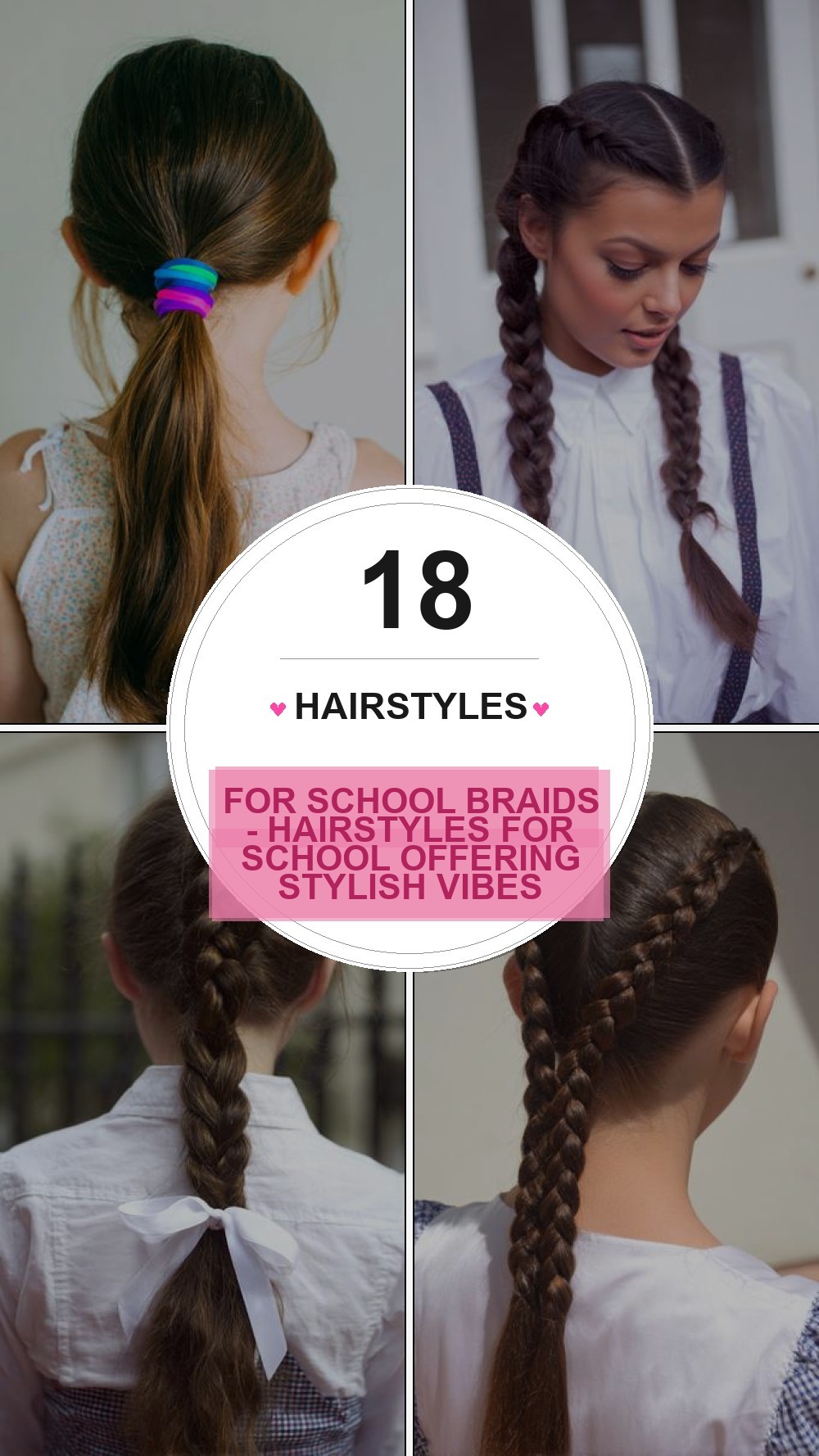 hairstyles for school braids - Hairstyles For School Offering Stylish Vibes