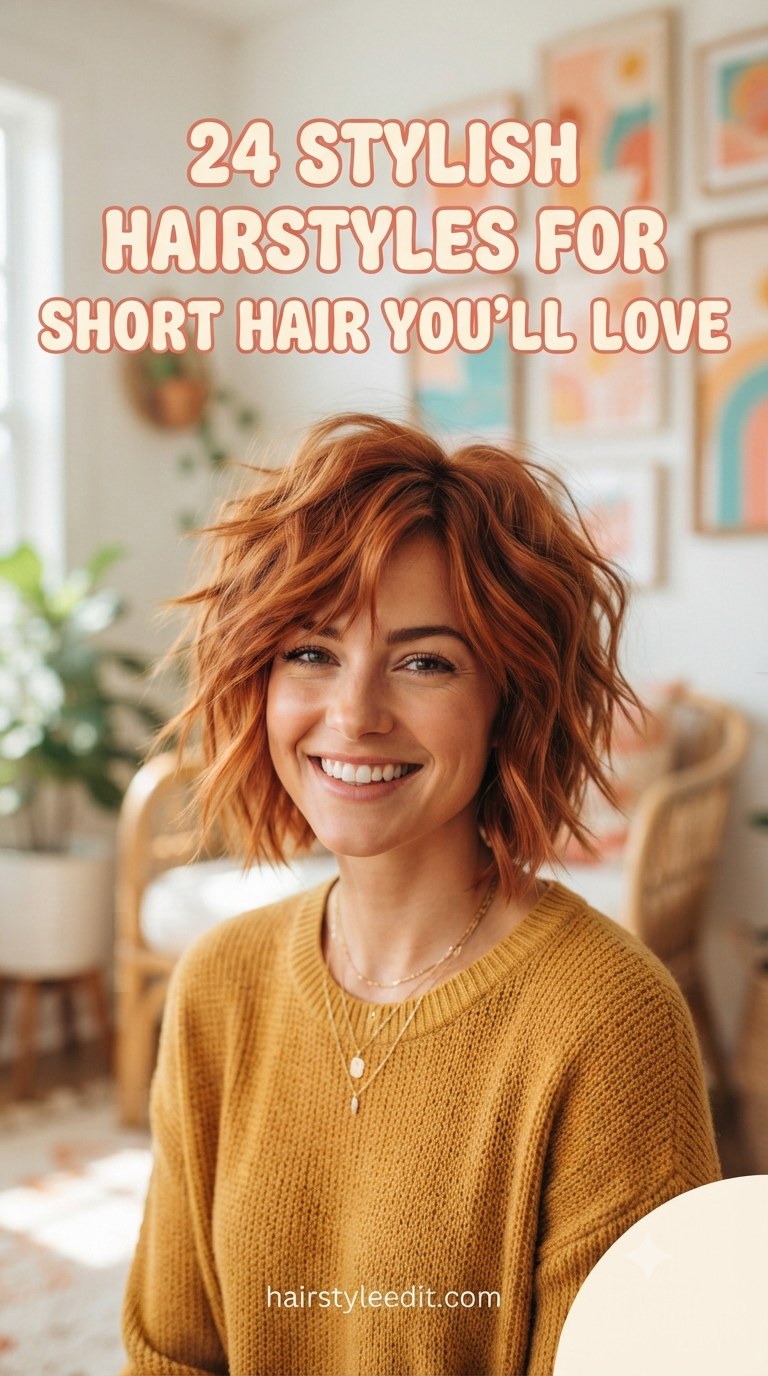 24 Stylish Hairstyles For Short Hair You’ll Love