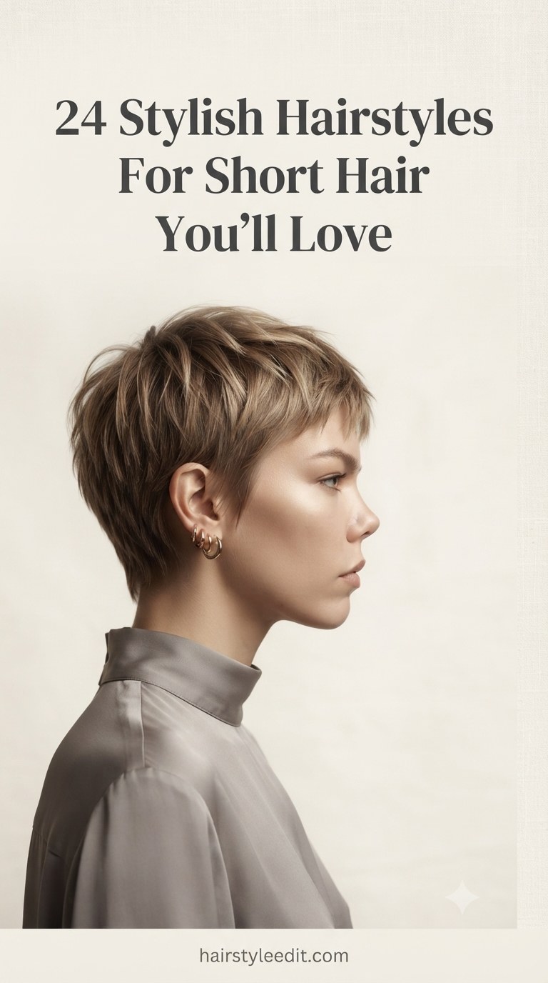 24 Stylish Hairstyles For Short Hair You’ll Love