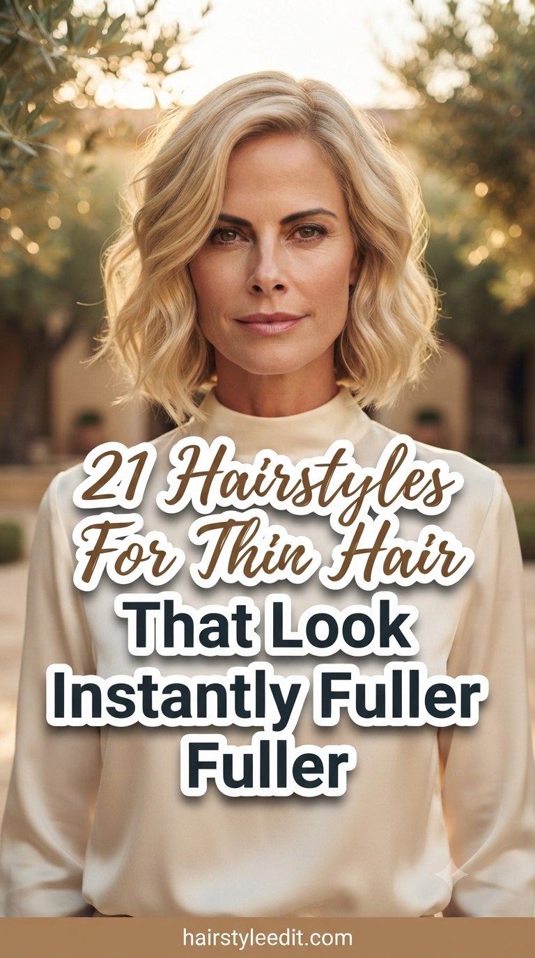 21 Hairstyles For Thin Hair That Look Instantly Fuller