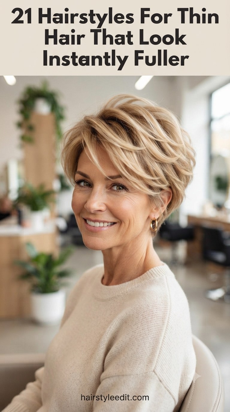 21 Hairstyles For Thin Hair That Look Instantly Fuller