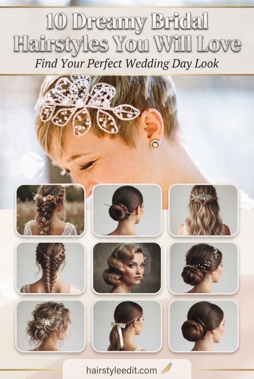 10 Dreamy Bridal Hairstyles You Will Love