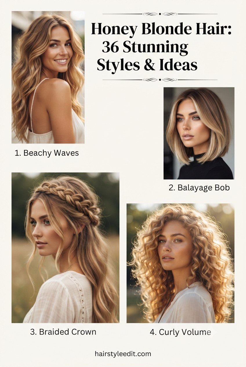Honey Blonde Hair: 36 Stunning Styles & Ideas
