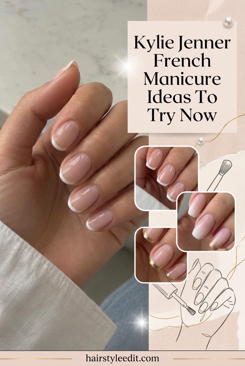 Kylie Jenner French Manicure Ideas To Try Now