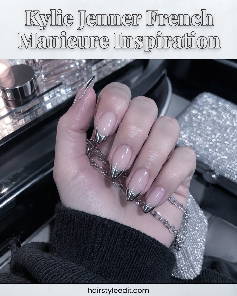 Kylie Jenner French Manicure Inspiration
