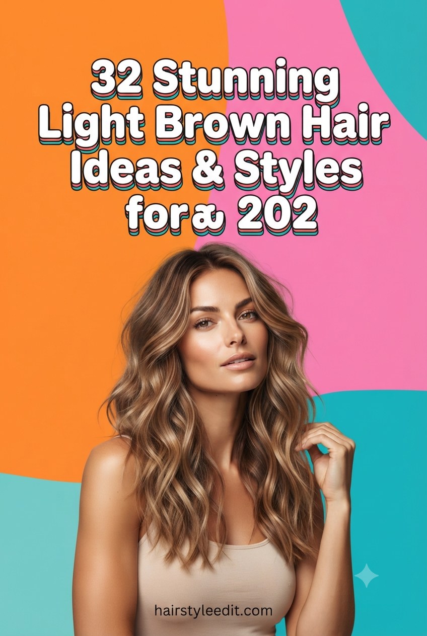 32 Stunning Light Brown Hair Ideas & Styles for 2026