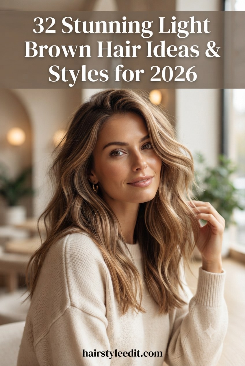 32 Stunning Light Brown Hair Ideas & Styles for 2026