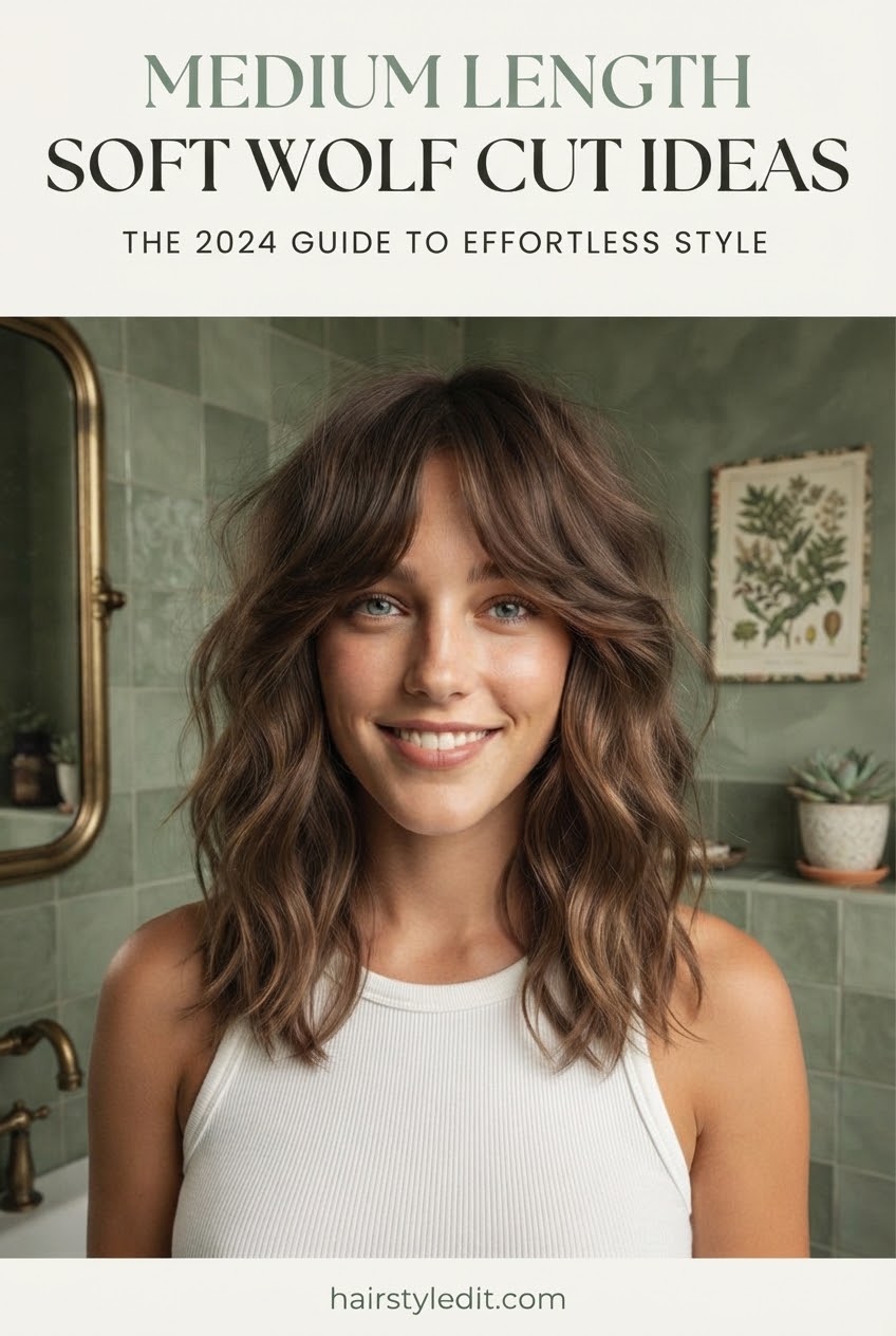 Medium Length Soft Wolf Cut Ideas