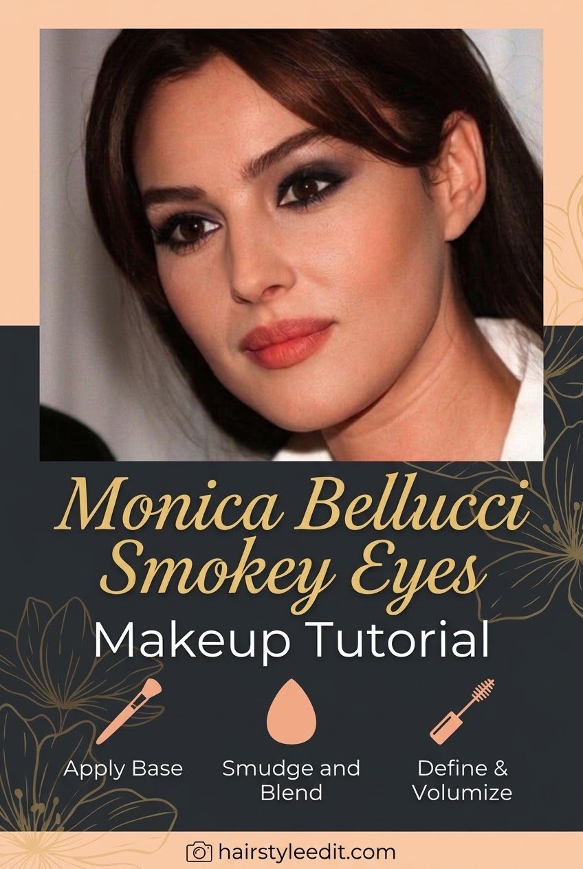 Monica Bellucci Smokey Eyes Makeup Tutorial