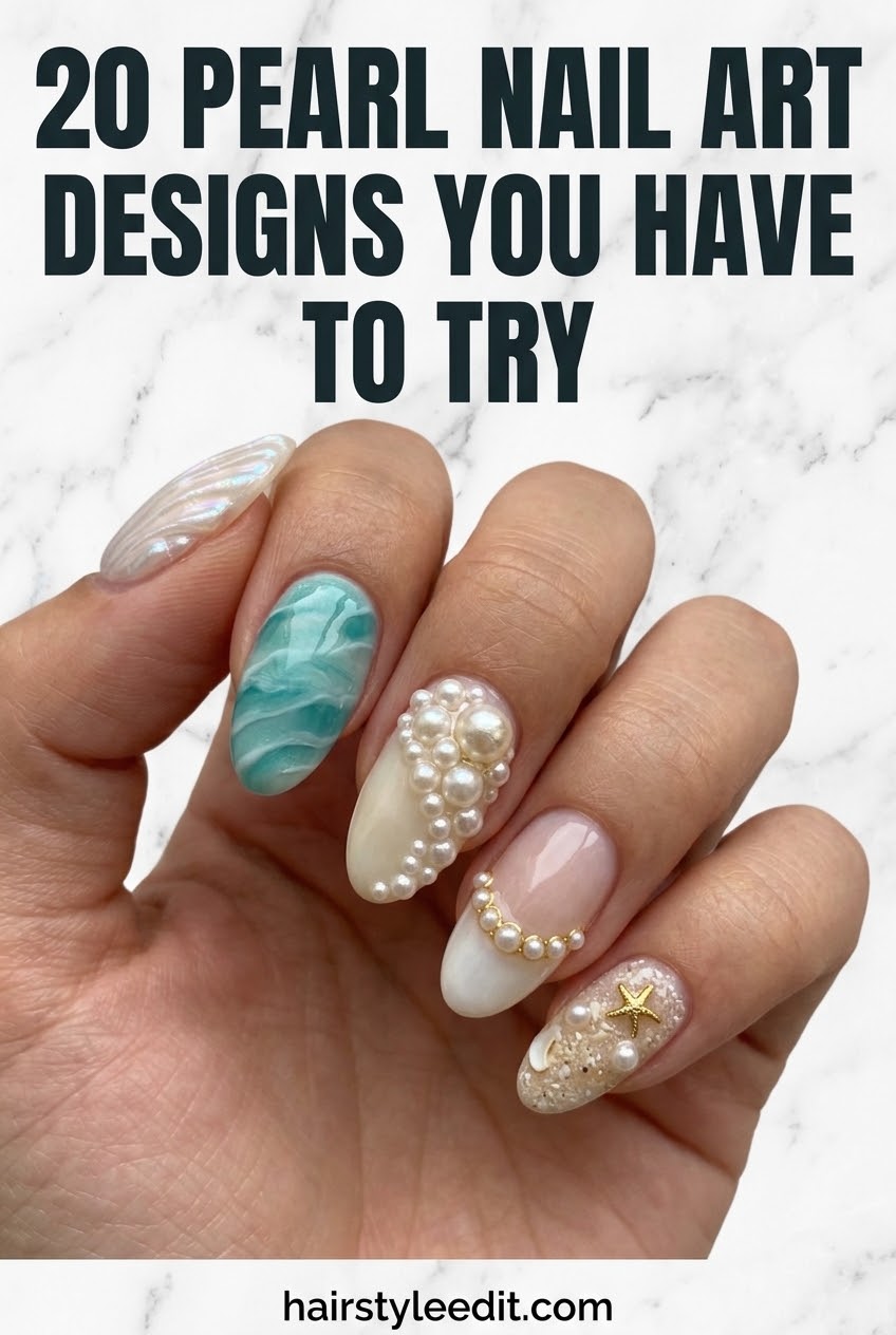 20 Pearl Nail Art Designs You Have to Try