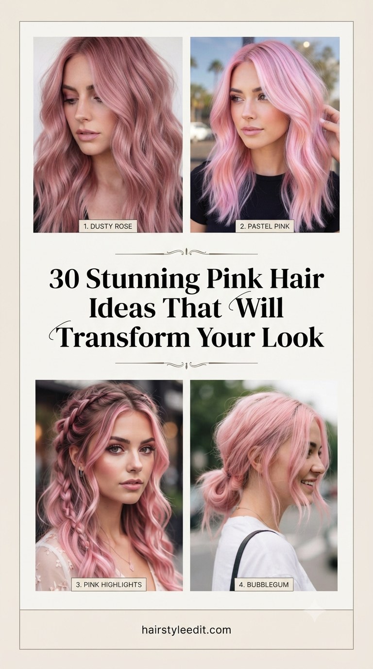 30 Stunning Pink Hair Ideas That Will Transform Your Look