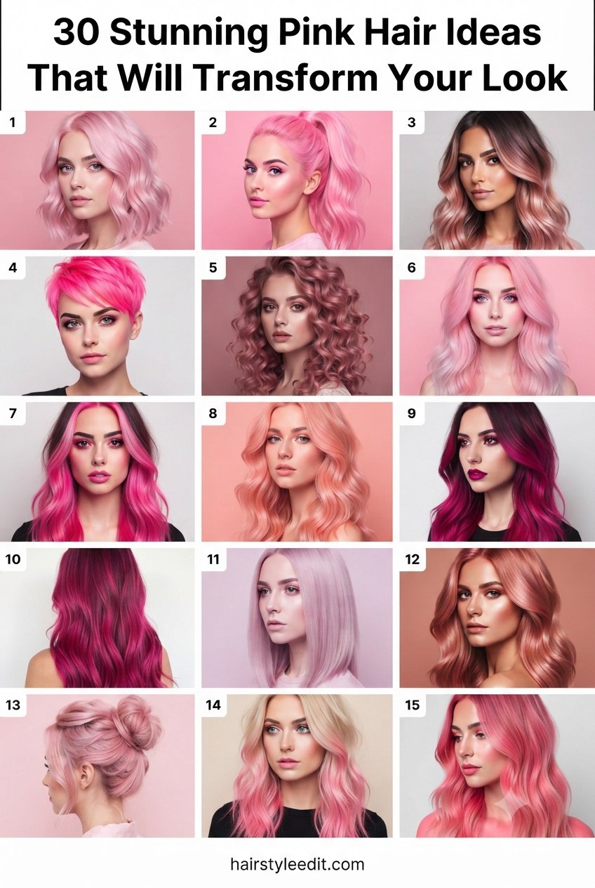 30 Stunning Pink Hair Ideas That Will Transform Your Look