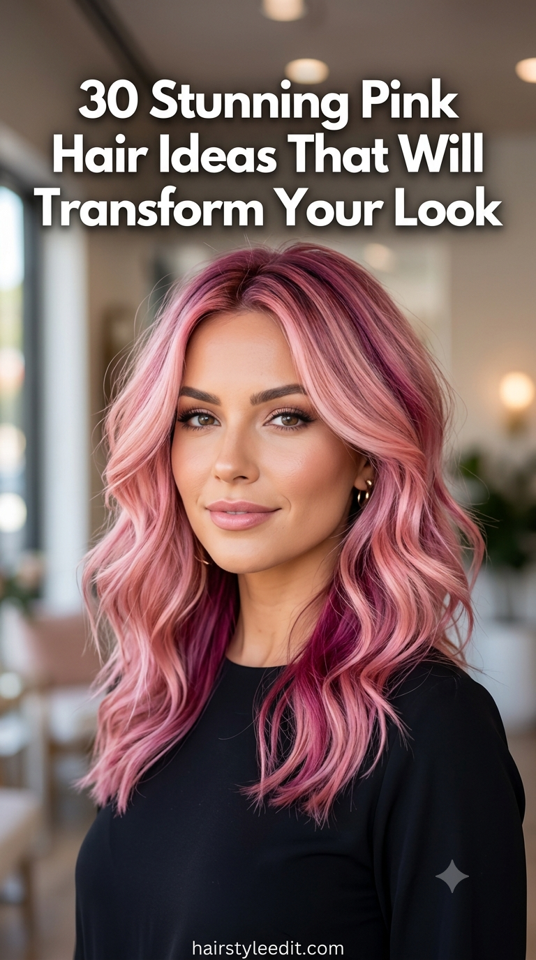 30 Stunning Pink Hair Ideas That Will Transform Your Look