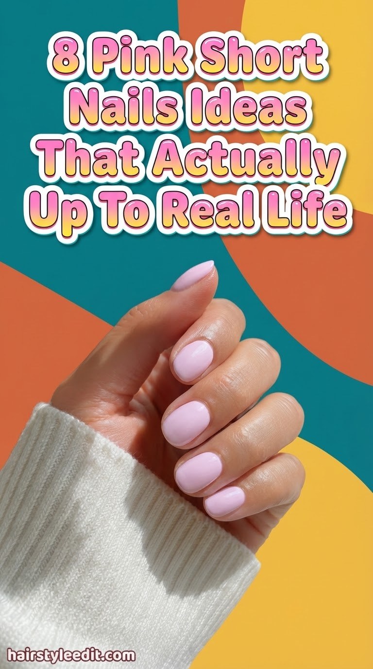 8 Pink Short Nails Ideas That Actually Hold Up To Real Life