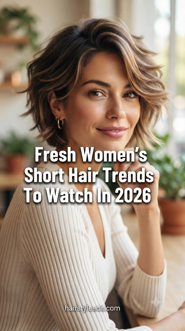 Fresh Women’s Short Hair Trends To Watch In 2026