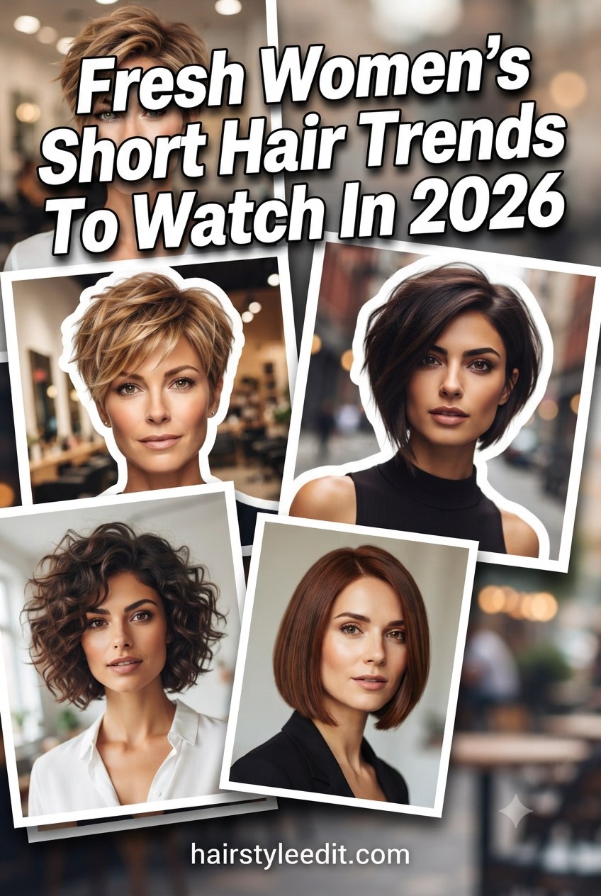 Fresh Women’s Short Hair Trends To Watch In 2026